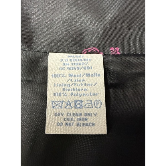 Boden British Tweed Blazer by Moon Wool Green Pink Gingham Check Blazer. Sz 12 - Picture 11 of 12